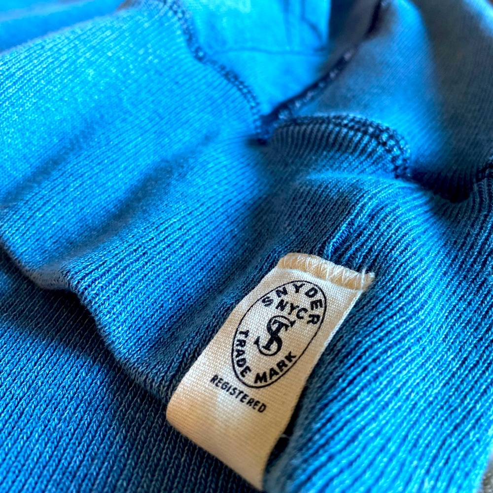 Todd Snyder POPOVER HOODIE in light Indigo (Brand New)